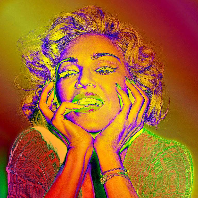 Madonna collection qontrast Youns lenticular art